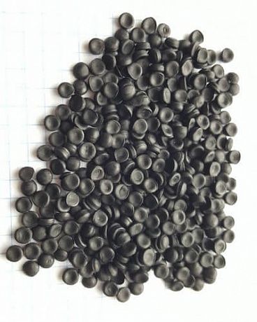 Вторичная гранула ПНД экструзионная черная - Вид 1